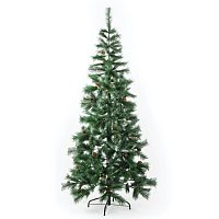 Ель новогодняя искусственная Velvet Pinewood 210 см, с инеем и шишками, ПВХ, ЗОЛОТАЯ СКАЗКА | код 591705 | ЗОЛОТАЯ СКАЗКА