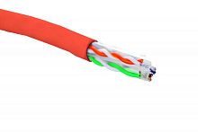 Витая пара U/UTP кат 6 4 пары AWG23 нг(A)-HF IN красный коробка 305м | код 19C-U6-12RD-B305 | Eurolan