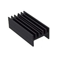 Радиатор охлаждения воздушный RUICHI HS077-30, алюминиевый с чернением | код 88404 | Ruichi