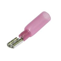 Клемма ножевая изолированная RUICHI FDD1.25-187(8) HST, красная | код 108160 | Ruichi