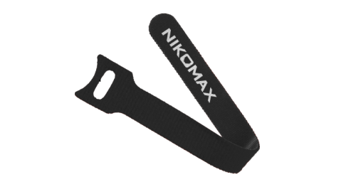 Стяжка-липучка NIKOMAX с мягкой пряжкой, 310х16мм, для пучков до 85мм, черная, уп-ка 10шт. | код NMC-CTV310-16-SB-BK-10 | NIKOMAX Стяжка-липучка NIKOMAX с мягкой пряжкой, 310х16мм, для пучков до 85мм, черная, уп-ка 10шт. | код NMC-CTV310-16-SB-BK-10 | NIKOMAX