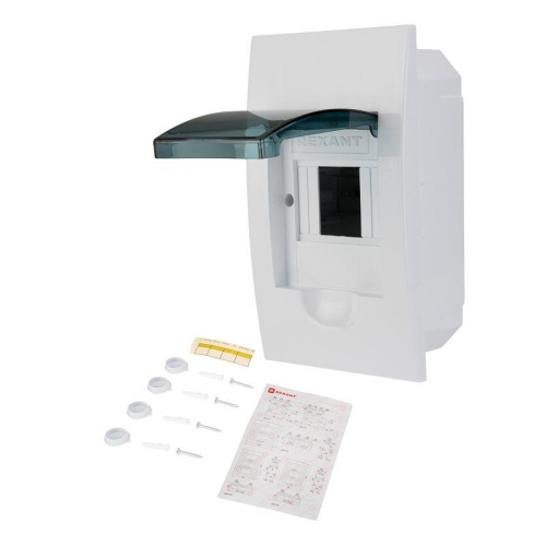 Бокс ЩРВ-П-4 IP41 пластик. бел. Rexant 11-0204 фото 6