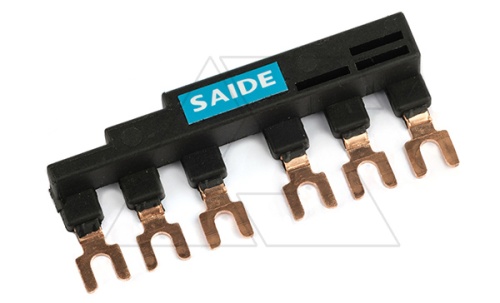 Шинка соединительная SDM7-A2, 3P, 63A, 690VAC, для 2x SDM7-32 | код SDM7-A2 | SAIDE Шинка соединительная SDM7-A2, 3P, 63A, 690VAC, для 2x SDM7-32 | код SDM7-A2 | SAIDE