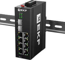 Промышленный управляемый коммутатор уровня L2 TSX-ML2-2GH/SFP-8GT, 2 порта 2.5G Base-X SFP, 8 портов 10/100/1000Base-T(X) RJ45, монтаж на динрейку TSX EKF | код TSX-ML2-2GH/SFP-8GT | EKF