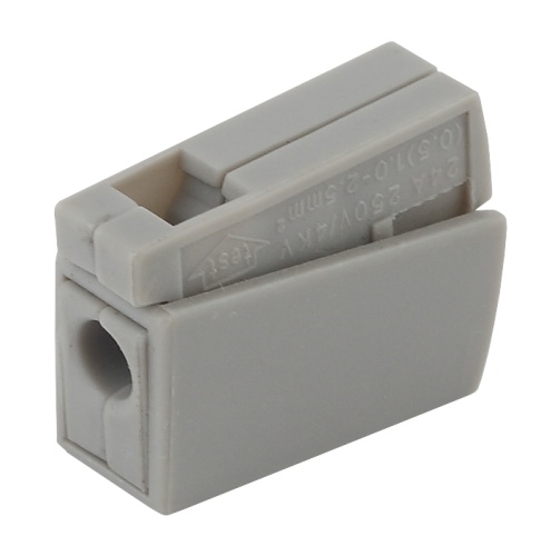 Строительно-монтажная клемма СМК, модель 111, проходная на 1 проводник, 1.0-2.5мм2 (уп.100шт.) (NO-222-26) | Код. Б0033400 | ЭРА