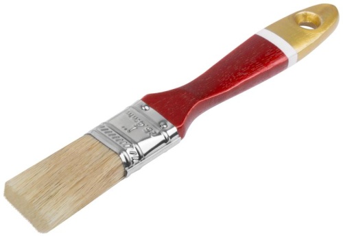 Кисть флейцевая "Классик" натуральная светлая щетина деревянная ручка 1дюйм (25мм) FIT 01093 фото 2 Кисть флейцевая "Классик" натуральная светлая щетина деревянная ручка 1дюйм (25мм) FIT 01093 фото 2