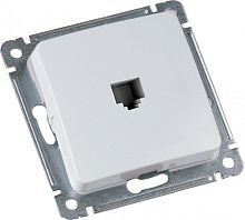 MASTER Розетка компьютерная скрытой установки, в рамку, белый | код РСК-400 | HEGEL