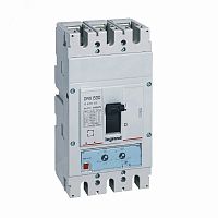 Выключатель автоматический DRX630 термомагнитный 500A 3П 36кА настраиваемый | код 667652 | Legrand