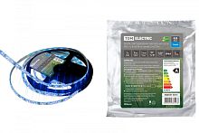 Лента светодиодная SMD2835-60 LED/м-IP65-12 В-4,8 Вт/м-синий (5 м) TDM | код SQ0331-0313 | TDM