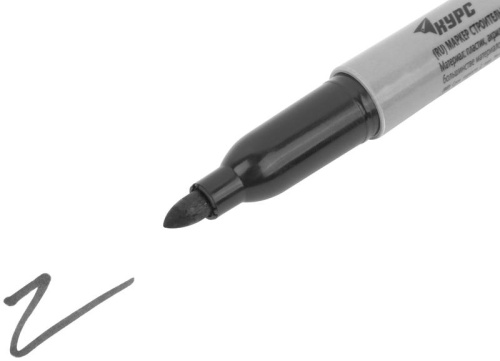 Маркер строительный перманентный черн. КУРС 04381 фото 4