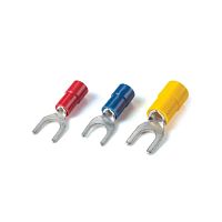 PCK-806 Наконечн. изол. 4,0...6,0 мм.кв., вилка, M8 (желтый), упак. 100 шт. | код PCK-806 | Plastim