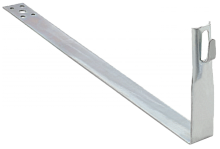 Дер. пр. кр. 6-8мм чер. кр. L=430мм оц. сталь IEK | код ZDP80-11-5-68-430 | IEK