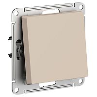 ATLASDESIGN 1-клавишный ВЫКЛЮЧАТЕЛЬ 2-полюсный, 10А, мех., ПЕСОЧНЫЙ | код ATN001221 | Systeme Electric