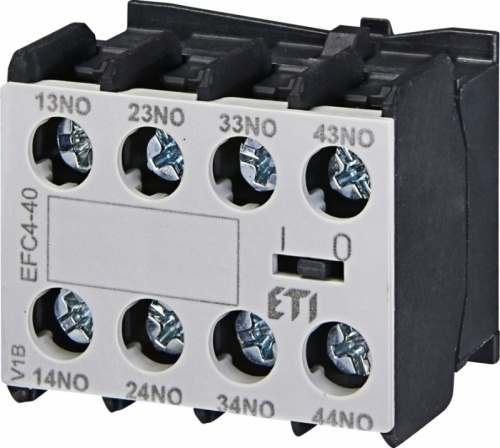 Блок-контакт EFC4-40 (4NO) | код 004641543 | ETI Блок-контакт EFC4-40 (4NO) | код 004641543 | ETI