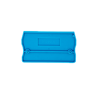 Заглушка торцевая для пружинных клемм 2.5 мм2, синяя (упак. 20 шт.) MTS-PBL2.5 | код 88331 | MEYERTEC