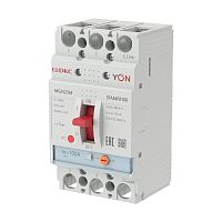 Авт. выкл. YON MGS125 3P 80-100A 25kA | код MGS125M-3TAMF0100 | DKC