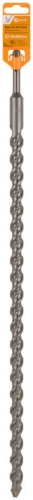 Бур по бетону , Profi Plus - двойная спираль, три пылеотводящие кромки, 20X600 мм | код 49-20600 | FIT фото 3