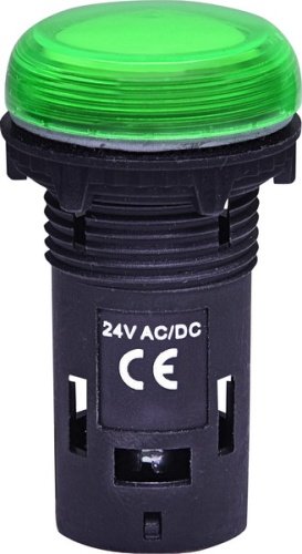 Лампа сигнальная LED матовая ECLI-024C-G 24V AC/DC (зеленая) | код 004771211 | ETI Лампа сигнальная LED матовая ECLI-024C-G 24V AC/DC (зеленая) | код 004771211 | ETI