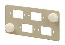 Модуль 4xSC Simplex type 67х35mm, Hyperline FO-FP-4SC | код 26007 | Hyperline