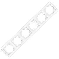 Рамка 6-м Маргарита горизонт. бел. UNIversal 1085