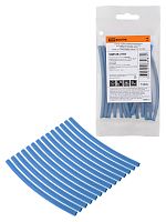 Набор трубок термоусаживаемых, клеевых Моноцвет, синий 3,2/1,0 TDM | код SQ0548-2703 | TDM