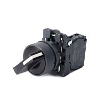 Переключатель модульный SB5 в сборе 22мм 2поз. с фиксацией 1НО | код. SB5AD21 | Systeme Electric