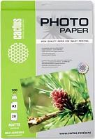 Фотобумага Cactus CS-MSA310020 A3/100г/м2/20л./белый матовое самоклей. для струйной печати | код 805866 | CACTUS