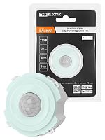 Выключатель с датчиком движения 16А 250В фисташковый, Байкал TDM | код SQ1819-0146 | TDM