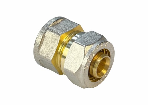 Соединитель обжимной с переходом на ВР16х1/2дюйм (320/20) | код VF.302.N.016012 | VALFEX Соединитель обжимной с переходом на ВР16х1/2дюйм (320/20) | код VF.302.N.016012 | VALFEX