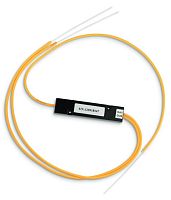 Сплиттер (разветвитель ответвитель) оптический 1х2 одномод. равномерный 1310/1550 3 m 3 mm неоконцованный, Hyperline FO-SPL-1x2-E11-3.0-3M | код 45027 | Hyperline