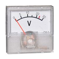 Вольтметр RUICHI 30В (40х40) | код 57967 | Ruichi
