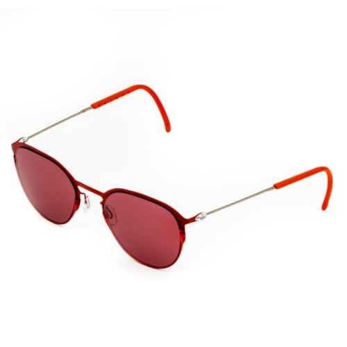 Красные солнцезащитные очки из титана с красными линзами. Модель 21 | код TCSNUE51010005 | DKC Красные солнцезащитные очки из титана с красными линзами. Модель 21 | код TCSNUE51010005 | DKC