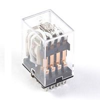 Промежуточное реле MY4 24В AC с инд. 4 конт. 3А (ANDELI) | код ADL09-227 | ANDELI