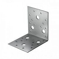Уголок крепежный равносторонний 80х50х50x2 мм, оцинкованный - накл. Tech-Krep | код 142002 | Tech-KREP