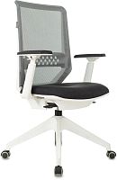 Кресло Бюрократ MC-W611NL серый TW-04 38-417 сетка/ткань крестов.4-луч. пластик пластик белый | код 1923850 | БЮРОКРАТ