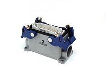 Вилка, 4-фиксатора, 2-боковых ввода, 16 полюсов, 16А | код EBM16FD24 | EMAS