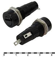 Держатель предохранителя RUICHI ZH252, 5х20 мм, огнестойкий | код 82110 | Ruichi