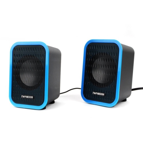 Акустическая система 2.0 Гарнизон GSP-110, синий/черный, 6 Вт, материал- пластик, USB - питание | код GSP-110 | Гарнизон Акустическая система 2.0 Гарнизон GSP-110, синий/черный, 6 Вт, материал- пластик, USB - питание | код GSP-110 | Гарнизон