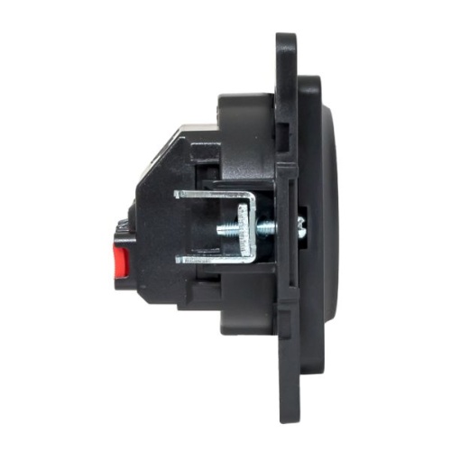 Стокгольм Механизм Розетки 1-местной с/з 16А черный с защ, штор, PROxima | код EZR16-028-10 | EKF фото 4