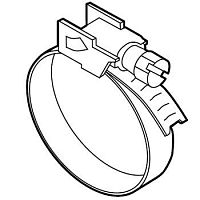 Хомут для крепления кронштейнов к трубе | код PSE-540 | Raychem