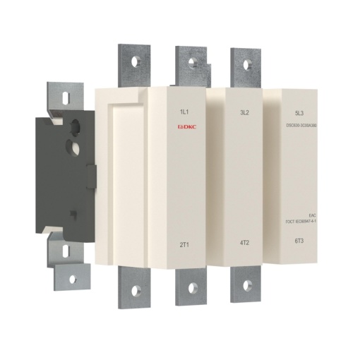 Магнитный контактор DSC630-3C00A380 630А 335кВт (AC3) кат 380В AC | код DSC630-3C00A380 | DKC