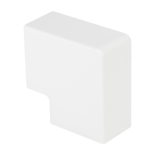 Поворот 90 гр, (15х10) (4 шт) белый-Plast | код abw-15-10x4 | EKF