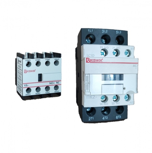 Контактор Briswik ПК2-03824440LC1D 38А 440V/AC 2НО/4НЗ | код LC1D03824R7.BR | Briswik