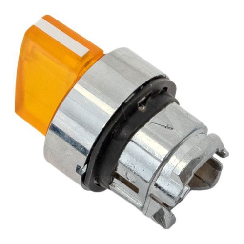 Механизм переключателя исполнительный XB4 IP65 на 3 положения возвратный без фиксации с подсветкой с короткой ручкой желт. EKF XB4BD3L-Y-65 фото 10