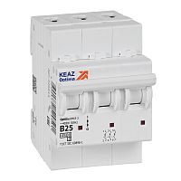 Выключатель автоматический модульный OptiDin BM63-3B25-4,5-УХЛ3 | код 329521 | КЭАЗ