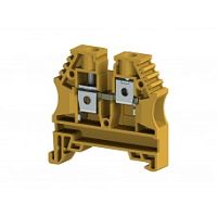 304 143, Клеммник на DIN-рейку 6мм.кв. (желтый), AVK6 (RP) | код 0.0.0.3.04143RP | KLEMSAN