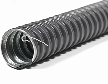 Металлорукав в ПВХ изоляции РЗ-ЦП нг-LS 12 (50 м) с протяжкой | код zeta44119 | ЗЭТАРУС