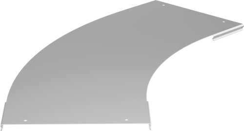 Крышка поворота лестничного LESTA 45град основание 600мм R600 | код CPG05D-4-45-600-10 | IEK