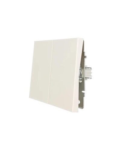 ZIMA Выключатель 2-ой слоновая кость безвинтовой зажим/клемма LEZARD | код 704-9088-101QC | LEZARD