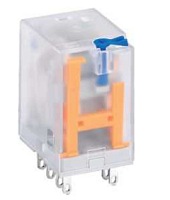 GE025 ERKANON Реле промежут., 2СО, КУ 12VDC, 5А(240VAC/28VDC), тест, мех.инд., под SE02/PYF08A, шт | код GE025 | ERKANON